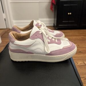 ALOHAS Pink and White Women's Sneakers